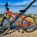 bike ride over the bega river and the Utvin wood bridge